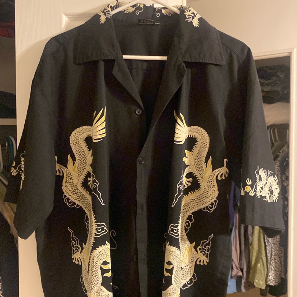 AnchaLee Men’s XXL Dragon Shirt
